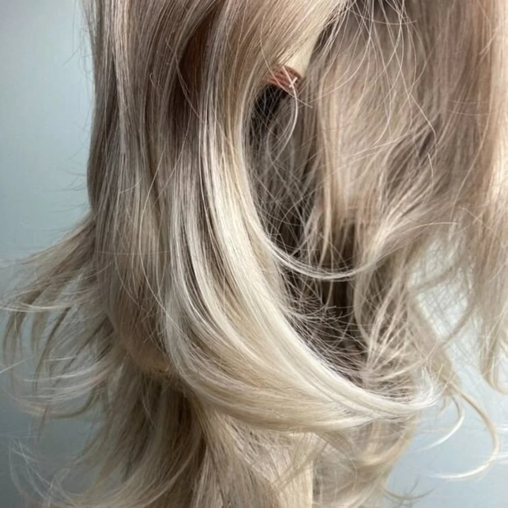Ash Brown Wigs,Ombre Blonde Wig